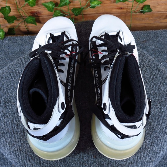 Nike Air Max 720 Saturn Mens High Top Basketball Shoes 12 White Black Red main image 8
